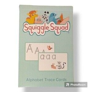 Alphabet Trace Cards Squiggle Squad Writing Program